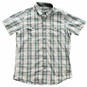 Kuhl Shirt Men‎ Size Small Plaid Short Sleeve Button Up